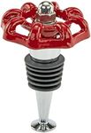 Fairly Odd Novelties Novelty Faucet Wine Bottle Stopper, Red, One Size