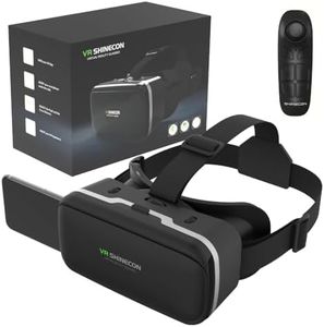 3D Virtual Reality Headset for Kids, iPhone Android Compatible, Beginner VR Goggles with Educational Apps, Videos