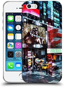 Head Case Designs Officially Licensed Haroulita Time Places Soft Gel Case Compatible with Apple iPhone 5 / iPhone 5s / iPhone SE 2016
