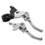 GOOFIT Performance Friction Brake Lever Set Replacement for 50cc 70cc Stem 90cc 110cc 125cc Dirt Bike Type B