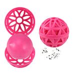 Purse Cleaning Ball, 2pcs Reusable Purse Ball Cleaner For Bag Backpack, Purse Cleaning Ball Pet Hair Remover Dirt Crumbs Purse Crumb Catcher Ball, Keep Handbags Clean Dirt in your Purse Bag(Pink)