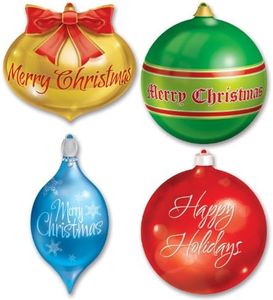 Pkgd Christmas Ornament Cutouts