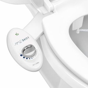 Luxe Bidet Neo 110 - Fresh Water Non-Electric Mechanical Bidet Toilet Seat Attachment (white and white)