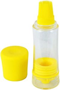 Southern Homewares 3 in 1 Dispenser Refillable Basting Brush Sauces Marinades BBQ Oil Pans Bottle Silicone BPA-Free