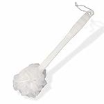 Long Handled Bath Brush Exfoliating Body Scrub Brush Loofah Back Scrubber Dry Skin Exfoliating Shower Brush for Men Women Bathroom Supplies (Pack of 1)