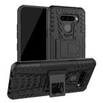 Labanema Case for LG Q60, Heavy Duty Shock Proof Rugged Cover Dual Layer Armor Combo Protective Hard Case for LG Q60 /LG K50 - Black