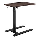 SIHOO D01 Overbed Table - Height & Tilt Adjustable, Laptop Standing Desk with Wheels for Hospital & Home Use