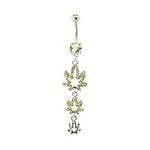 Dangle Belly Button Ring 14 Gauge w