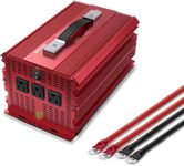 Bestek 2000W Power Inverter 3 Ac Outlets 12V Dc To 110V Car