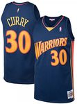 Youth Stephen Curry Golden State Warriors Hardwood Classics Jersey, Navy, 14-16