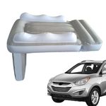 Inflatable Toddler Travel Bed Double Air Bed Double with Built in Pump, Inflatable Mattress Inflating Guest Bed Inflatable Kids Travel Bed,Baby Air Mattress Airplane Seat Extender