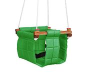 Ashish Baby Jhula/Swing for Kids/Indoor/Outdoor Baby Swing/Baby Garden Swing/Baby Hanging Swing/Baby Cloth Cradle/Swing for Baby and Toddler 8-36 Months (Green)