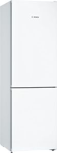 Bosch Serie | 4 KGN36VWEA - Frigorífico combi, Libre Instalación, VitaFresh Plus con Tirador integrado, 186x60 cm, 326 l, Color Blanco