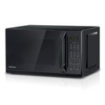 TOSHIBA Black Mirror Microwave 20Liter 800W Digital Solo Small Microwave With 11 Power Levels, One touch Express Cook with 6 Auto Menus, Defrost, Digital Display, Perfect for 9''pizza, MW3-EM20PF(MB)