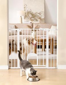 Babelio 36" Tall Baby Gate with Cat Door, CatPrivilege III, 29-43"