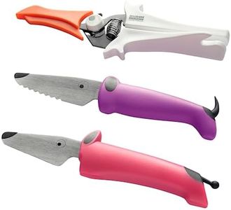 Kuhn Rikon 21271 Kinder Kitchen Essential Set, Pink and Purple, Sharp Enough to Cut Food but not Small Fingers