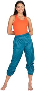 Body Wrappers - Unisex Ripstop Warm Up Pants for Boys & Girls - Style 071 (4-6, Deep Teal)