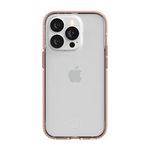 Incipio Idol Series Case for iPhone 14 Pro, Minimalist and Sustainable Protection - Rose Quartz/Clear (IPH-2025-RQC)