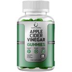 Apple Cider Vinegar - 60 Vegetarian Gummy for Kids & Adults - Vitamin C, B6-1000mg | Keto & Gluten Free Chewable Gummies | Support Metabolism & Manage Weight Loss | UK Made | Natural Apple Flavour