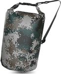 MARCHWAY Floating Waterproof Dry Bag 5L/10L/20L/30L/40L, Roll Top Sack Keeps Gear Dry for Kayaking, Rafting, Boating, Swimming, Camping, Hiking, Beach, Fishing (Camo, 40L)