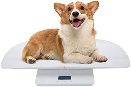 NORJIN Digital Pet Scale 220lbs, Multi-Function Digital Baby Scale with Height Tray 3 Weighing Modes(kg/oz/lb), Suitable for Infant, Baby, Puppies and Adult