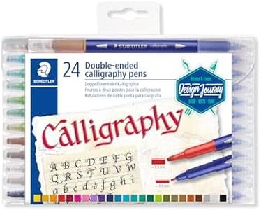 Staedtler Double-Ended Calligraphy Pens 24-Pieces, Assorted