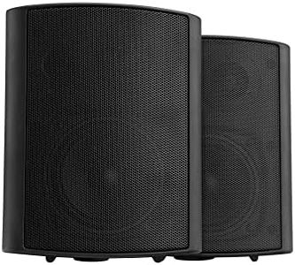 Pronomic USP-430 BK Paire HiFi Haut-parleurs muraux Enceinte Noire 120 Watt