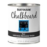 RUST-OLEUM Available 206540 Chalkboard Brush-On, Black, 30-Ounce, Fl Oz (Pack of 1)