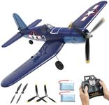 RCSHOBBY 4-CH Remote Control Airplane 2.4GHz F4U Corsair RTF Aircraft with 3 Modes One-Key Aerobatic and 6-axis Stabilizer,Lightweight Design for Beginner, Ideal Gift for Kids and Adults