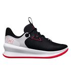 Under Armour Men's UA TWENTY47 Basketball Shoes, Black/White/Radio Red - 001, 10