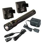 Streamlight 75813 Stinger DS LED Flashlight with AC/DC Steady Charger, Black - 425 Lumens