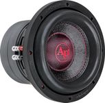 Audiopipe 8" Quad Stack Composite Cone Subwoofer (TXX-BDC-IV-8), Superior Performance, 1000W, 4 Magnets, BASV Voice Coil, Aluminum Basket, Multi-Connect, Non-Press Paper Cone, 2 x 4 Ohms