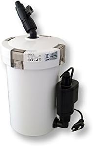 SunSun HW-603B Aquarium Außenfilter 400 L/h mit 3 Filterschwämmen und 1 Filtervlies, Filtermedien, Filterpumpe