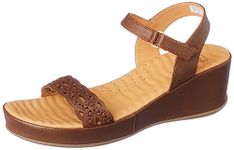 Scholl Womens CALI HIGH SANDAL Brown Sandal UK 3 (7644201)