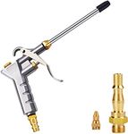 Nutmanel Air Blow Gun Air Compressor Duster with 1/4" NPT and 1/4" BSP Air Compressor Quick Connects Dust Blow Gun