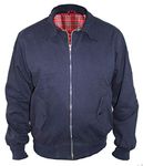 Harrington Jacket by SKYTEXUK Classic/Retro/Mod/Scooter, 8 colours, sizes S - 5XL (2XL, Navy)