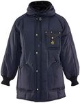 RefrigiWear Men's Iron-Tuff Ice Parka Jacket, -50°F (-46°C), (Medium), (Navy)