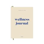 Papier Daily Wellness Journal Diary - Beige | Hardback Cover A5 Wellbeing, Gratitude & Mindset Diary for Personal Growth, Mindfulness & Reflection | Track Goals, Sleep & Lifestyle Habits
