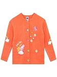 Peppa Pig Girls Cardigan Orange Age 3 to 4 Years