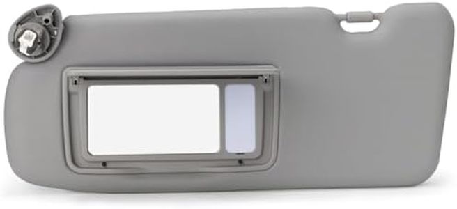 ZUDZUW Left Driver Side Gray Sun Visor with Makeup Mirror 83280-TLA-A62 83280-TLY-H11ZB for Honda CRV CR-V 2017-2022