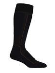 Icebreaker Merino Men's Over the Calf Medium Cushion Wool Ski Socks for Men, Black, Medium