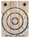 Wooden Axe Throwing Target with Bottle Opener