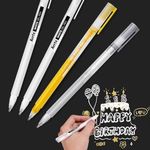 Arrtx White Silver Gold Gel Pen set, 1mm Gelly Roll Gel Ink Pen for Black Paper,Sketching,Drawing, Sketching, Writing, adult coloring books,Illustration, Highlight pen (2 white 1silver 1gold)