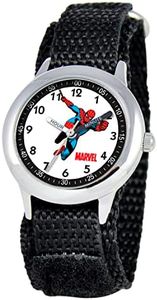 Marvel Spider-Man Kids' Stainless Steel Time Teacher Analog Quartz Watch