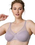 Wonderbra Womens Breathable T-Shirt Underwire Bra, Warmsteel, 40DD US