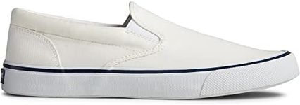 Sperry Men's Striper II Slip On Sneaker, Sw White, 9.5 M US