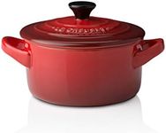 Le Creuset Stoneware Mini Round Casserole, 0.25 L - Cerise