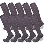 Size: 9-12 | Boys Charcoal Grey Knee high socks 10 pairs