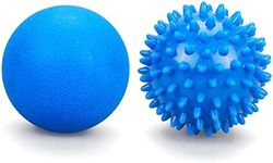 SYOURSELF Premium Massage Balls, 2 Pack Eco-friendly Muscle Massage Firm Lacrosse Ball Trigger Point-Deep Tissue Myofascial Release Physical Therapy for Pain Relief, Exercise, Yoga