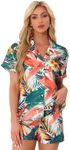 Allegra K Women Hawaiian Sets 2 Pie